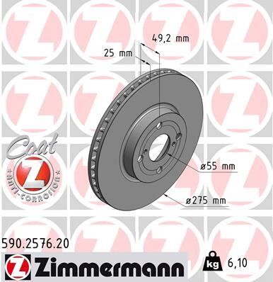 ÖN FREN AYNASI COROLLA 1.4 D-2.0 D E12 07/04> 1.8 VVTL-İ TS 02> 275x25x4DLxHAVALI 986479245-DF4317 | OEM:4351202080