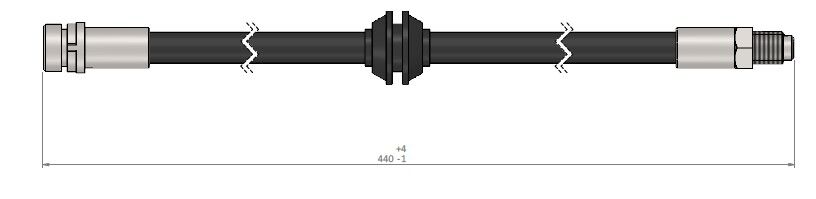 FREN HORTUMU ARKA; SAĞ/SOL FORD FOCUS 09/00>05/01 | OEM:98AG2282DA-1138461-1148270