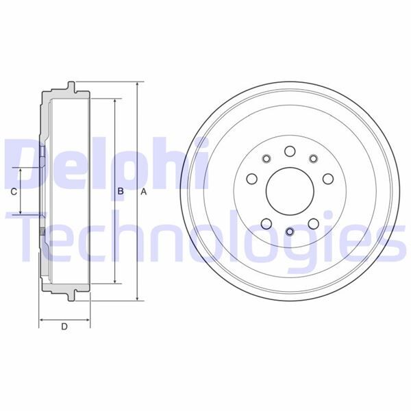 FREN KAMPANASI OPEL COMBO D 12>18 FIAT EGEA 15> 500L 12> DOBLO 10> 228x46x98x61x5DL | OEM:51990128-51898123-95524688-95515120