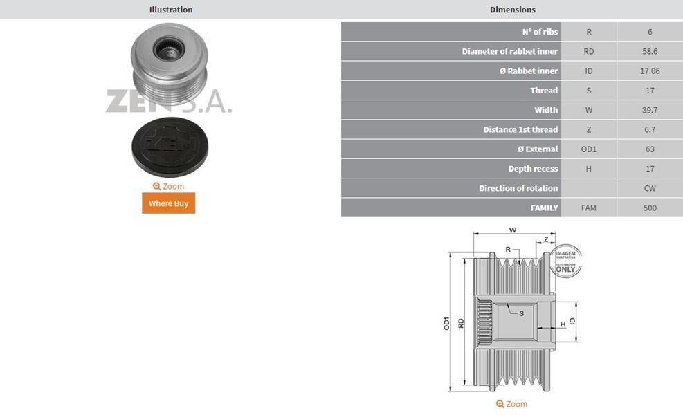 FORD C-MAX-FOCUS-GALAXY-MONDEO-TOURNEO CONNECT-TRANSIT CONNECT 1.8 TDCI 6 KANAL | OEM:535009810-KSK-09810-15710