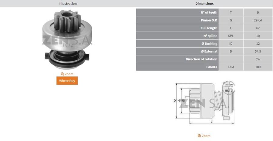 9 DIS CITROEN JUMPER-FIAT DUCATO-PEUGEOT BOXER 2.5 TD | OEM:UMD-5502-9002336224-9002336287