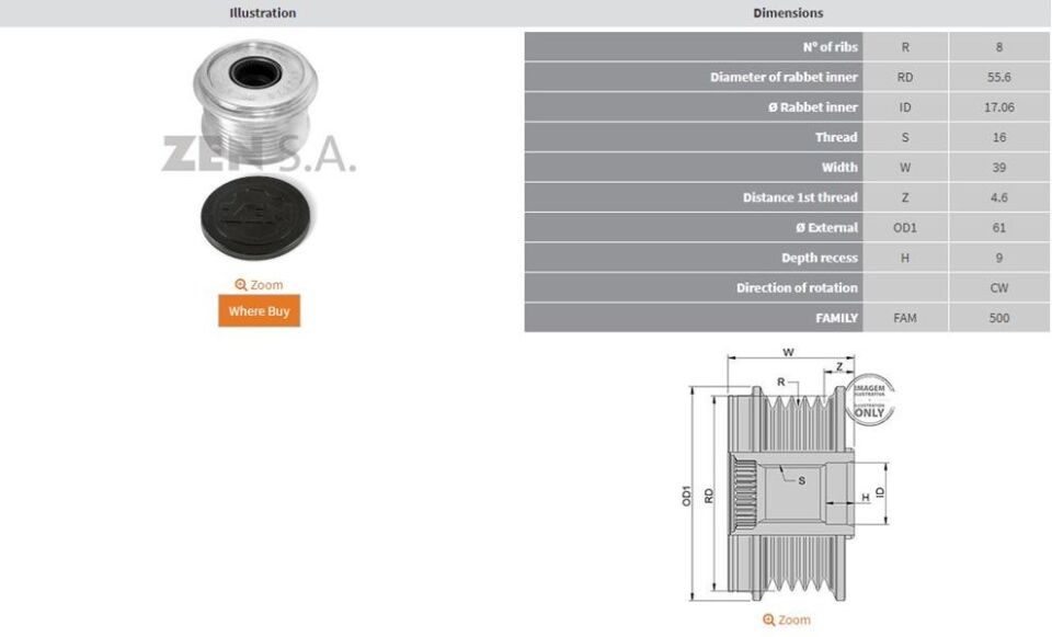 JOHN DEERE 8 KANAL | OEM:1126601596-353701