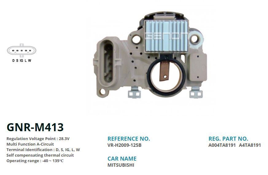 24V DEUTZ MOTORLU DORUK OTOBUS UWA-3733-A4TA8191 D S IG L W | OEM:VR-H2009-125B-IM688-IM691-A4TA8191