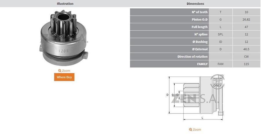 10 DIS FORD ESCORT 1.8D-MONDEO-FOCUS-TOURNEO CONNECT 1.8 TDCI | OEM:UMD-5486-53R211350A-F3RZ11350A