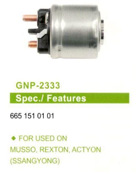 12V SSANGYONG MUSSO-REXTON-ACTYON | OEM:6651510101
