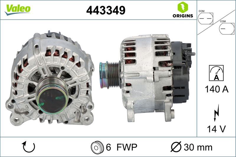 ALTERNATÖR VW GROUP TG14C135 | OEM:05E903026K