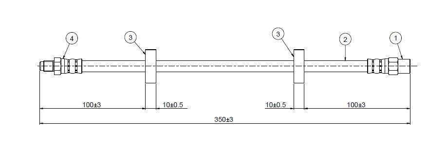 FREN HORTUMU arka 940. 960 90- | OEM:13295944