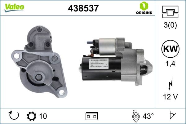 MARŞ MOTORU VOLVO 3.0 Ti Geartronic | OEM:1108411-1108412-6G9N11000CC-1903.3N