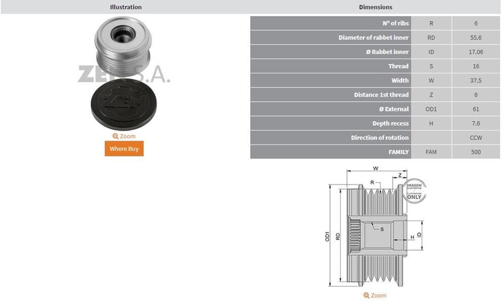 VOLVO C70-S40-S60-S70-S80-V70-XC70-SC90 6 KANAL | OEM:535001910-535007210-KSK-01910-KSK-0