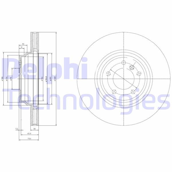 FREN DISKI ON BMW E90 E91 E92 E93 E84 | OEM:34116855000