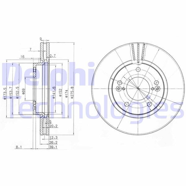 FREN DİSKİ ÇİFTLİ PAKET . DELİKLİ ÖN HYUNDAI SANTA FE. TRAJET. XG 09/1999 > | OEM:5171226000-517123B000