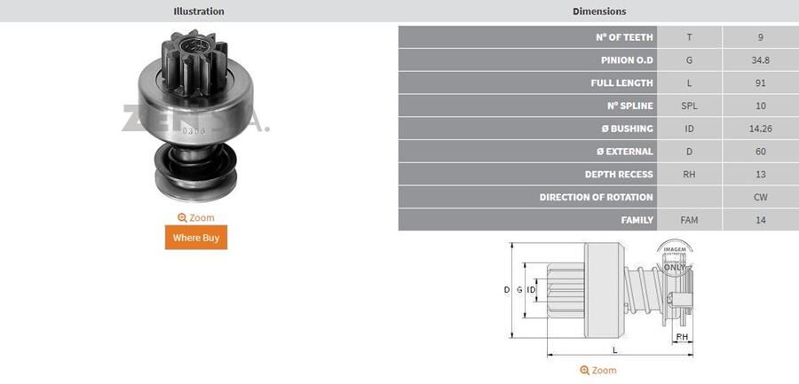 9 DIS MERCEDES 0302 ORTA FREZE | OEM:UMD-5694-2006209406-2006209422