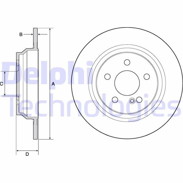 FREN DISKI ARKA MERCEDES SL-CLASS R230 01>12 | OEM:A2304230712