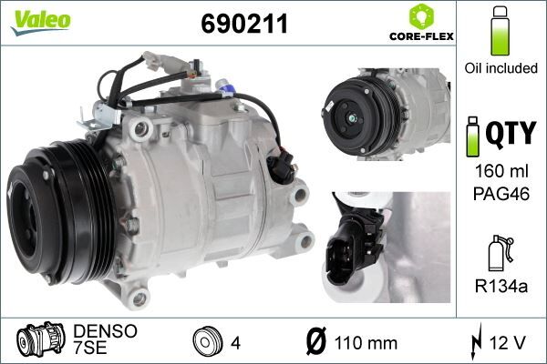 KOMPRESÖR BMW 550İ | OEM:64509154072-64529195978-9154072