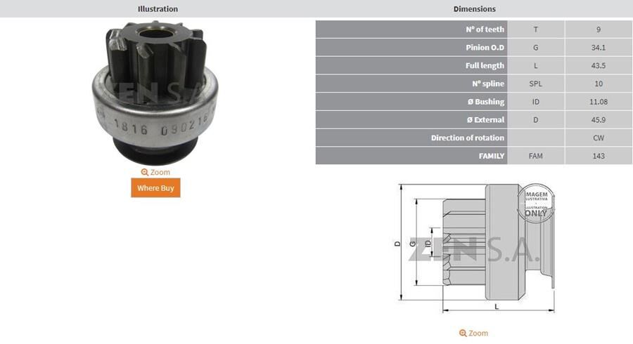 9 DIS TOYOTA COROLLA-AURIS-YARIS 1.4 D-4D | OEM:UMD-5900-280210N080