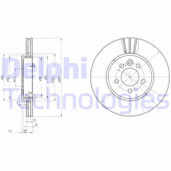 FREN DİSKİ ÇİFTLİ PAKET . DELİKLİ ÖN MG // ROVER GROUP; MG6 // 75. MG ZT. MG ZT-T 02/1999 > | OEM:GBD90844-SDB000880-SDB000881
