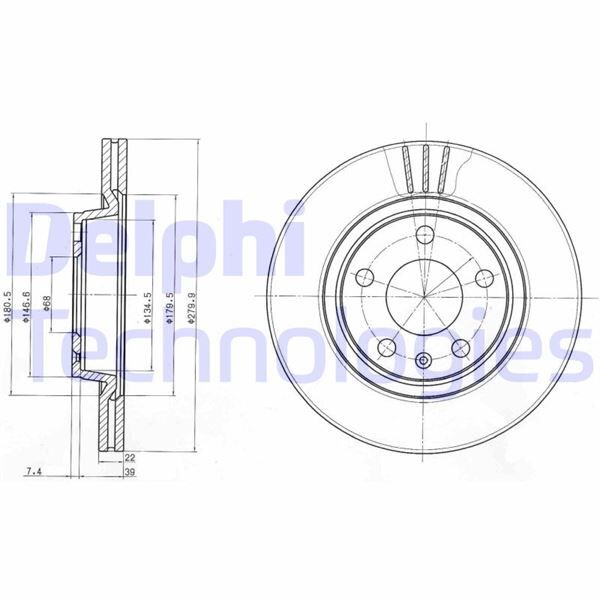 FREN DİSKİ ÇİFTLİ PAKET . DELİKLİ ÖN/ARKA AUDI // SEAT // VW; A4. S8 // EXEO // PASSAT. PHAETON 11/ 1996 > | OEM:8E0615301-8E0615301B-8E0615301D