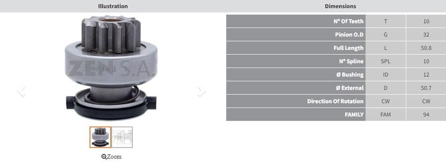 10 DIS BMW 118-318-320-330-520-530-X1-X3 2.0 D | OEM:SDB5069-1006209858-F002G20619