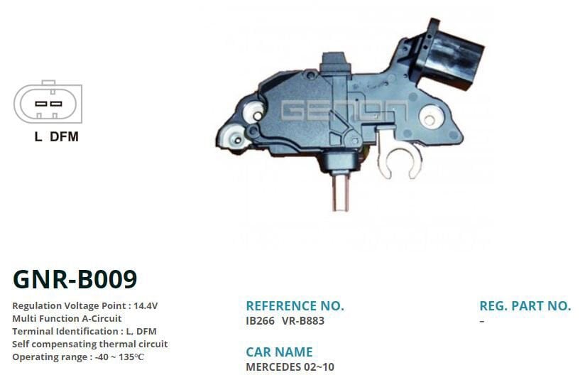 12V MERCEDES BENZ 200 AMP L. DFM | OEM:VR-B883-IB266-IB885
