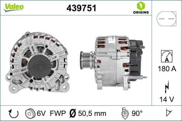 ALTERNATÖR VAG T5 2.0 TDI | OEM:03L903024G