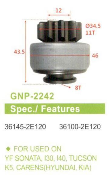 11 DIS HYUNDAI YF SONATA-I30-I40-TUCSON K5-CARENS | OEM:36145-2E120-36100-2E120