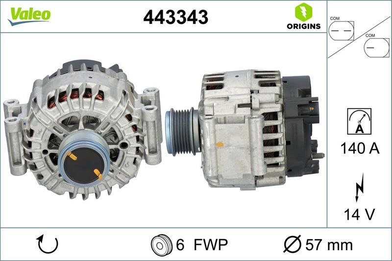 ALTERNATÖR VW GROUP 2.0 TFSI DSG7 150 16V S S | OEM:TG14C106-06K903026C