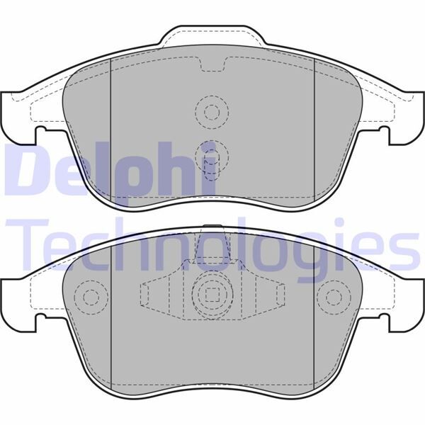 ÖN FREN BALATASI RENAULT GRAND SC NIC III 09>16 LAGUNA III 07>15 MEGANE III 09>15 K:17.1MM Y:68MM | OEM:410600629R-410605055R-410600011R