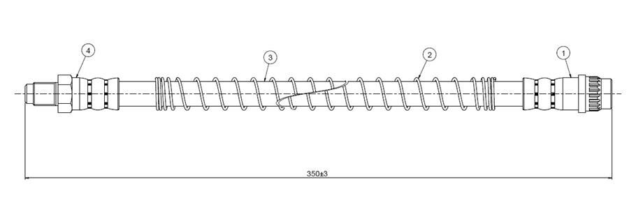 FREN HORTUMU ön Clio Symbol 08-.. | OEM:7700423975