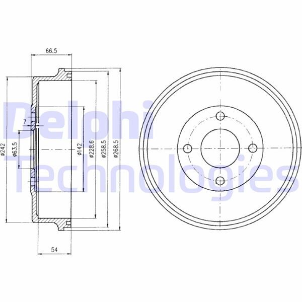 FREN KAMPANASI ARKA FORD MONDEO 93>10/00
