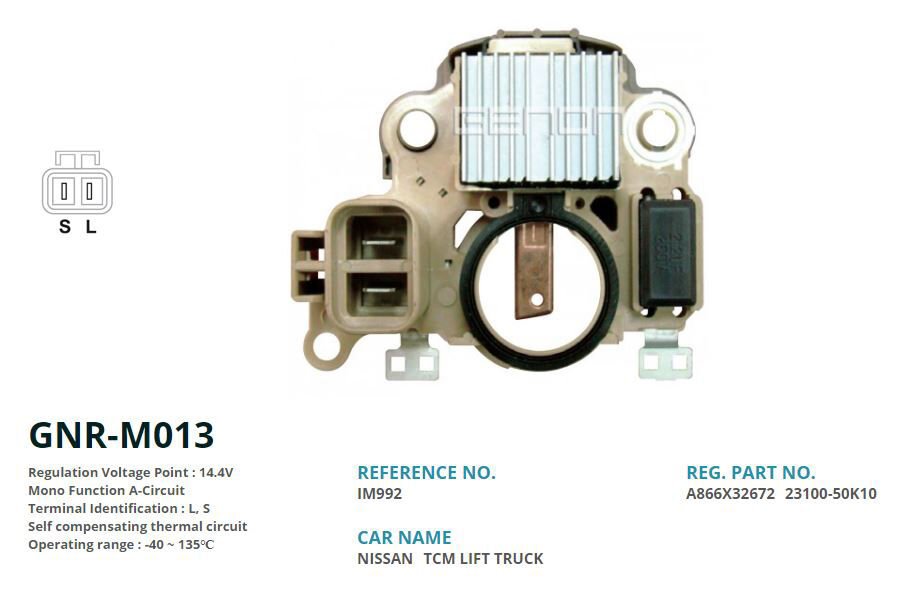 12V NISSAN H15-H20-H25 01.1992--TCM FG 20 FORKLIFT L S | OEM:VR-H2009-201-IM992-A866X32672