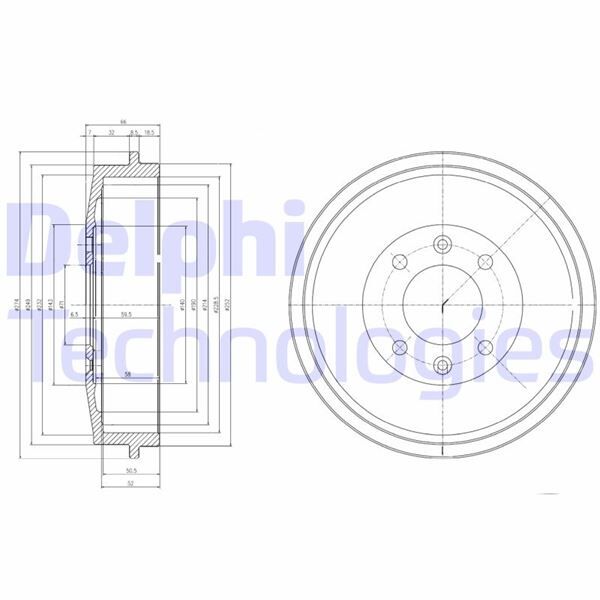 ARKA FREN KAMPANASI P305 80>90 P306 93>01 P405 87>92 P406 96>04 PARTNER-BERLINGO-XSARA 01>12 96> AB S Lİ | OEM:4247.24-95600003-91509908