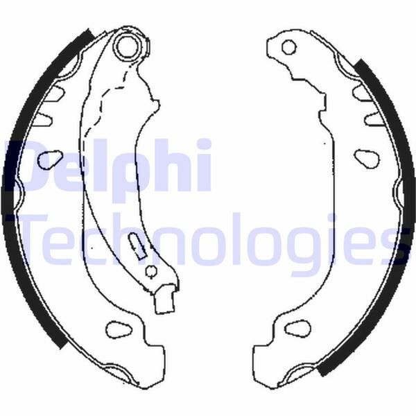 ARKA PABUÇ BALATA CLIO II 98 >05 > SYMBOL II 08 > LOGAN 04 >11 > SANDERO 08 >11 > 180x40 | OEM:7701205758