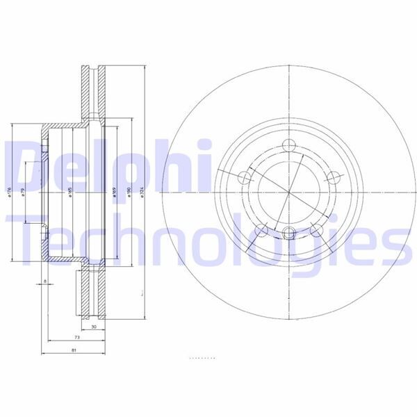 FREN DISKI ON BMW E65 E66 02>08 | OEM:34116864049