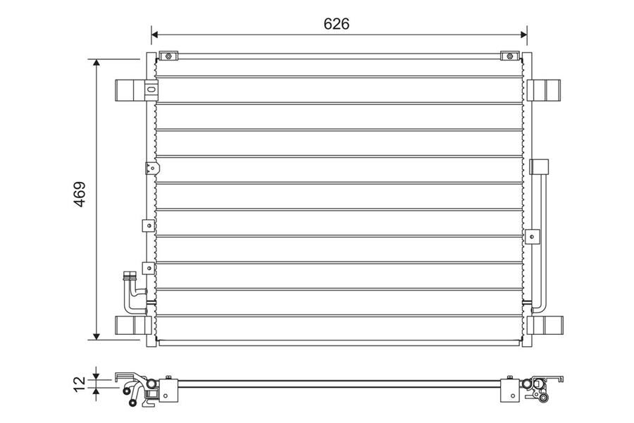 KONDENSER INFINITI Q70 M | OEM:921101MG0A-921101MF0A-921101MF0B