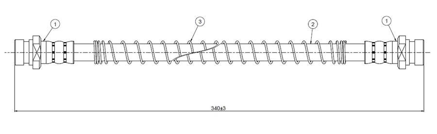 FREN HORTUMU ön S Coup tutti-all model 90-95 | OEM:58731-24010