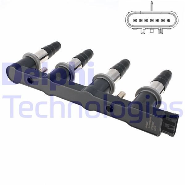 ATEŞLEME BOBİNİ CHEVROLET AVEO 1.4 06 > CRUZE 1.4-1.6-1.8 09 > KALOS 1.4 05 > LACETTI 1.4-1.6 05 > | OEM:96476979-25186686