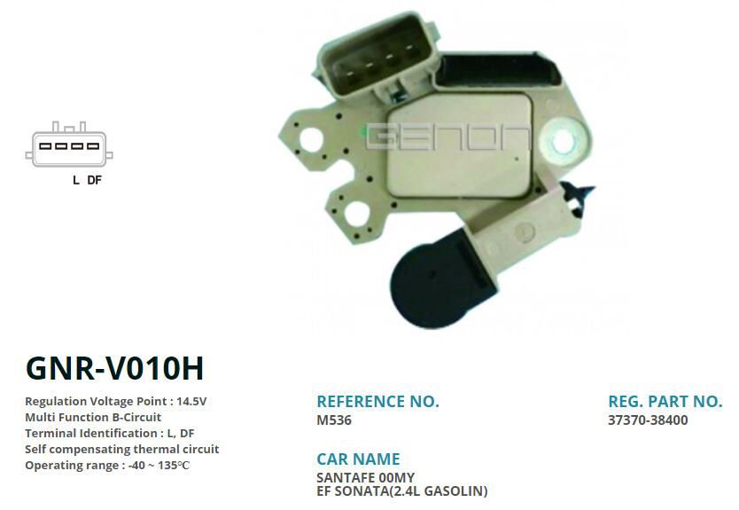 12V HYUNDAI SONATA-SANTA FE L DF | OEM:VR-V5428-M536-37370-38400