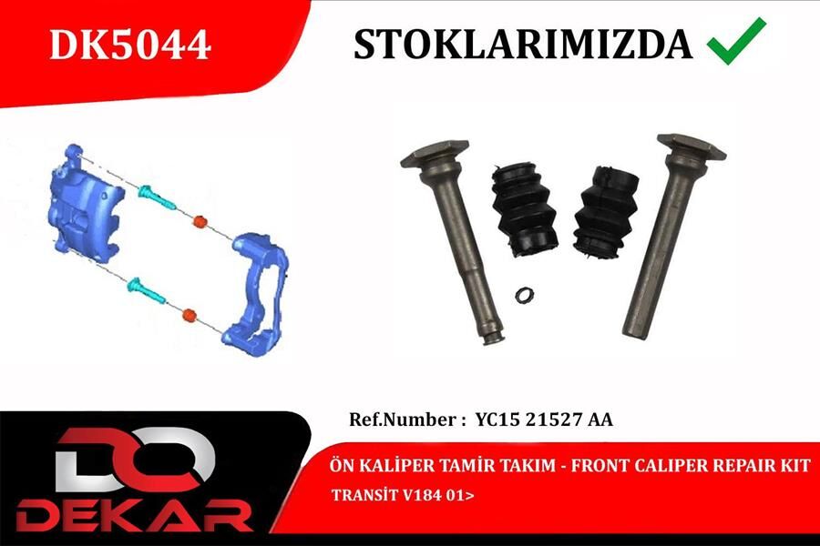 ÖN KALİPER TAMİR TAKIM TRANSİT V184 01> | OEM:YC15 21527 AA