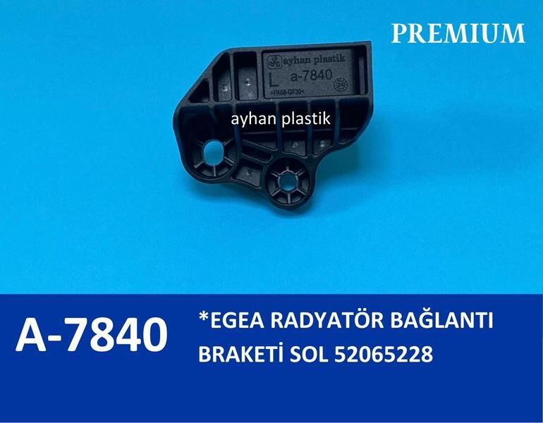 RADYATÖR BAĞLANTI BRAKETİ SOL EGEA 21.5 X 19 CM POŞET | OEM:52065228