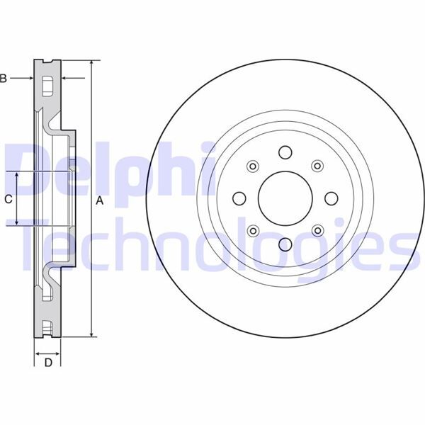 FREN DİSKİ ÇİFTLİ PAKET . DELİKLİ ÖN ABARTH GRANDE PUNTO 12/2007 > | OEM:51778054-51822457