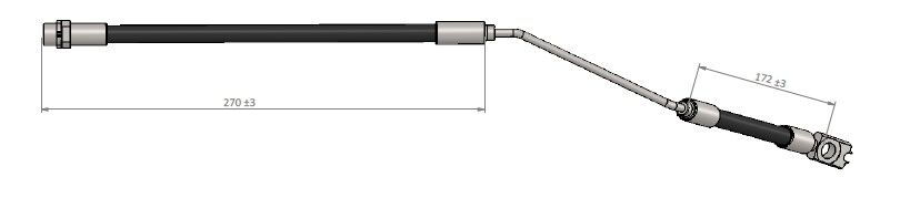 FREN HORTUMU sağ arka X5 E53 00-.. | OEM:34301165766