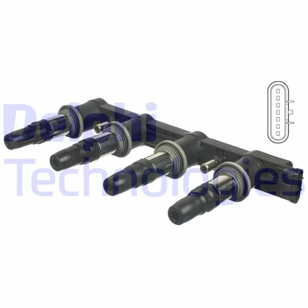 ATEŞLEME BOBİNİ CHEVROLET AVEO 1.4 06 > CRUZE 1.4-1.6-1.8 09 > KALOS 1.4 05 > LACETTI 1.4-1.6 05 > | OEM:96476979-25186686