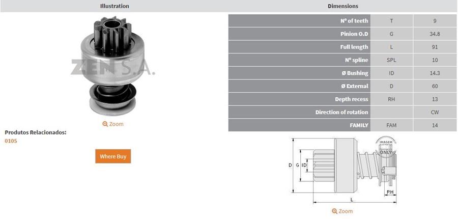 9 DIS CLARK-FIAT ALLIS-KOMATSU-MASSEY FERGUSON | OEM:2006209421-2006209436