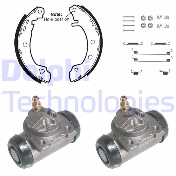 FREN PABUÇ KİTİ ARKA RENAULT EXPRESS. RAPİD 09/85>07/98
