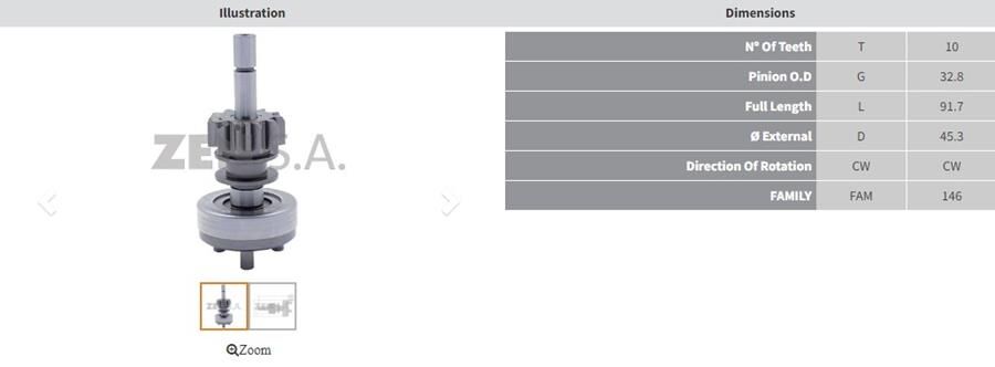 10 DIS FORD ECOSPORT-KA 1.5 | OEM:1006201026-1006212020-1006485026-GN