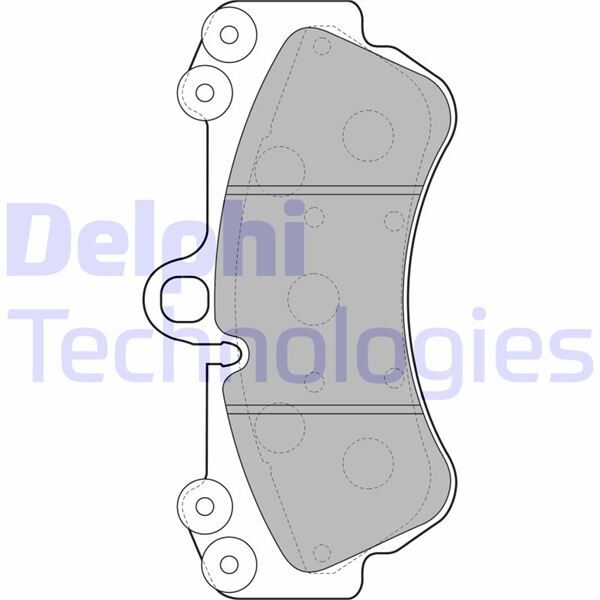 FREN BALATASI ÖN PORSCHE CAYENNE / VW TOUAREG 10/02> | OEM:7L0698151B-7L0698151D-7L0698151F