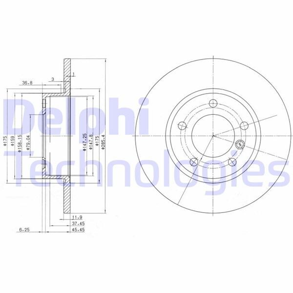 FREN DISKI ON BMW E36 91>98 | OEM:34116757751