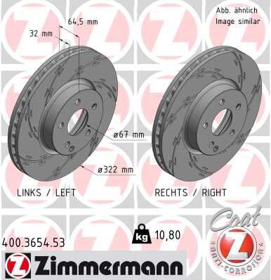 FREN DISKI ON MERCEDES W204 S204 W212 S212 C207 A207 | OEM:A2044211012