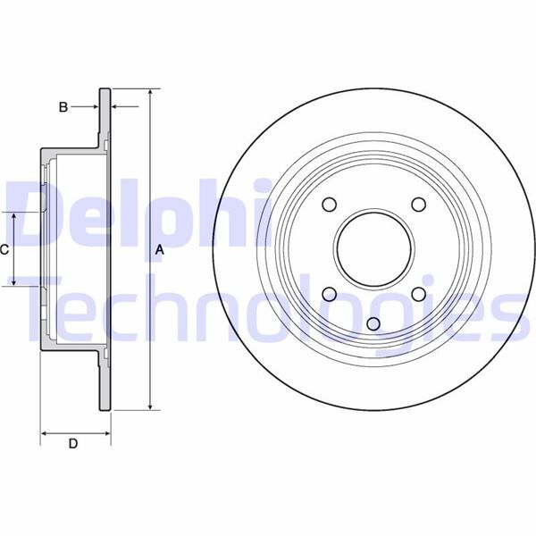FREN DİSKİ ÇİFTLİ PAKET - BOYALI. DELİKSİZ ARKA NISSAN CUBE. TIIDA 09/2007 > | OEM:43206EM10A