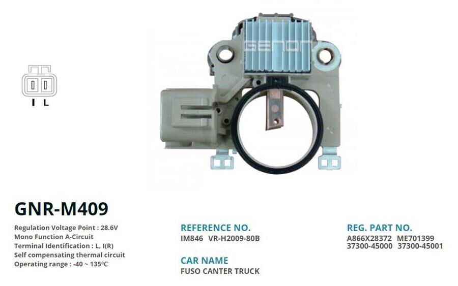24V MITSUBISHI FUSO CANTER 659 YENI MODEL L I R | OEM:VR-H2009-80B-IM846-A866X28372